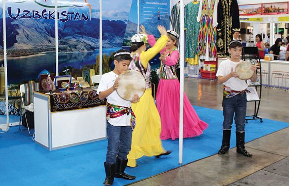Uzbek Dancers Charm NATAS Visitors