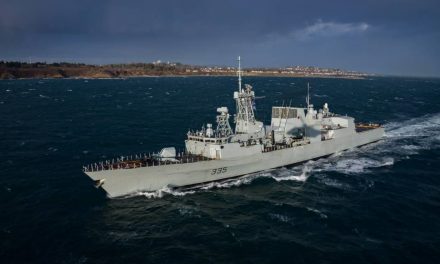 Canadian warship HMCS Calgary arrives in Singapore